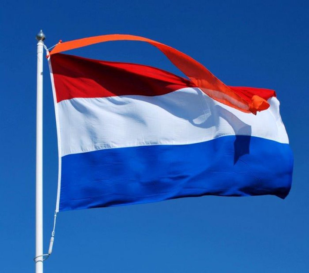 Nederlandse vlag Nederland | afm. 100x150cm | Polyester | Nederland vlag geschikt voor vlaggenstok | VlaggenEnMasten.nl